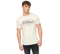 Crosshatch Mens Hellmere T-Shirt - Off White - Off White - L