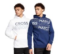 Crosshatch - Men's 'HENSAL' Hoodie 2pk - Navy/White