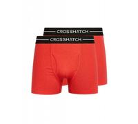 Crosshatch Mens Hexter Boxer Shorts (Pack Of 2) BG858