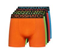 Crosshatch Mens Highlighter Boxer Shorts (Pack of 5) - Multicoloured - XL - Multicoloured - 95% Cotton/5% Elastane