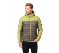 Crosshatch Men's Hooded Puffer Jacket, Lightweight Packable Winter Coat | Lightweight hooded puffer with water-resistant shell, insulated padding with adjustable hood for everyday wear & layering
