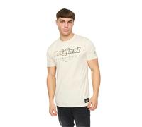 Crosshatch Mens Hybridge T-Shirt - Off White - Off White - XXL
