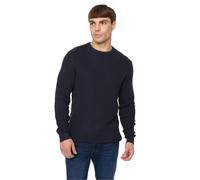 Crosshatch Mens Jampster Knitted Crew Neck Sweatshirt - Navy - Navy - M