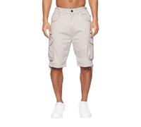 Crosshatch Mens Jamstar Cargo Shorts (Light Grey) Cotton - Size 34 Regular