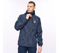 Crosshatch Mens Janscore Allover Print Jacket in Blue - Size Large