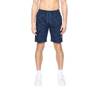 Crosshatch Mens Janscore Elasticated Waist Cargo Shorts (Navy) Cotton - Size X-Large