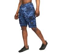Crosshatch Mens Jimster Camo Cargo Shorts BG729