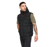 Crosshatch Mens Kampleys Embossed Gilet - Black - L - Black - 100% Polyester