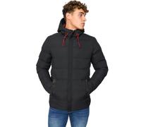 Crosshatch Mens Kampleys Embossed Padded Jacket - Black - XL - Black