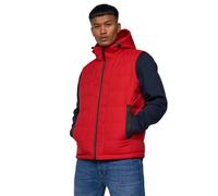 Crosshatch Mens Kampnew Embossed Gilet - Red - Red - L