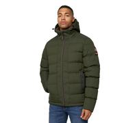 Crosshatch Mens Kampnew Embossed Jacket - Dark Olive - M - Dark Olive - 100% Polyester