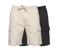 Crosshatch Mens Kathos Cargo Shorts (Pack of 2) GT6594
