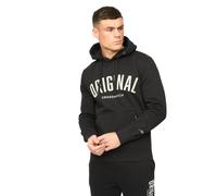 Crosshatch Mens Kensby Hoodie (Black) - Size Large