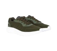 Crosshatch Mens Lennart Trainers - Olive/White - Olive/White - 8 UK