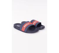 Crosshatch Mens Mentella Sliders (Navy/Red) - Size UK 7