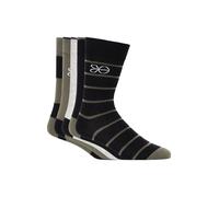Crosshatch Men's Milato Socks 5 Pack in Olive Crosshatch Olive One Size