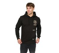 Crosshatch Mens Moules Hoodie - Black - Black - XXL