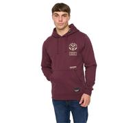 Crosshatch Mens Moules Hoodie - Wine - Wine - M