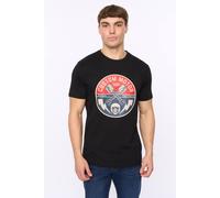 Crosshatch Men's Moules T-Shirt in Black | Size: Large Crosshatch Black L
