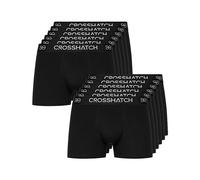 Crosshatch Mens Multi-Color Boxer Shorts, Men's Gift set with 12 Pack Boxers, Gift for your friends, boyfriend or husband(M/All Black)