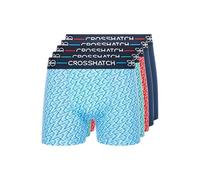Crosshatch Mens Multi-Color Boxer Shorts, Men's Gift set with 5 Pack Boxers, Gift for your friends, boyfriend or husband(L/LABARB-ASSORTED)
