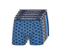 Crosshatch Mens Multi-Color Boxer Shorts, Men's Gift set with 5 Pack Boxers, Gift for your friends, boyfriend or husband(XL/LATTIX-ASSORTED)