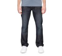 Crosshatch Mens New Techno Denim Embossed Jeans (Dark Wash) - Navy/Blue - Size 38 Regular