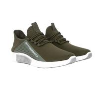 Crosshatch Mens Nimbus Trainers - Olive - 9 UK - Olive - 100% Mixed