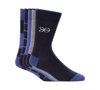 Crosshatch Mens Pack of Milato Socks in Multi colour - Multicolour - Size UK 6-11