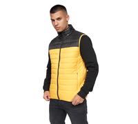 Crosshatch Mens Presnell High-Neck Gilet (Yellow) Cotton - Size Medium