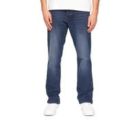 Crosshatch Mens Princed Denim Jeans (Dark Wash) - Navy/Blue - Size 30R
