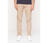 Crosshatch Mens Roysden Chinos - Beige - 36R - Beige - 98% Polyester/2% Elastane
