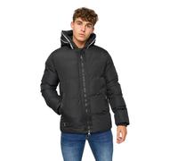 Crosshatch Mens Sandbox Hooded Jacket - Black - L - Black