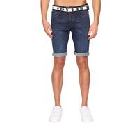 Crosshatch Mens Shorts Knee Length Sweatpants, Gym Casual, Half Pants(32/Dark Wash)