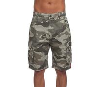 Crosshatch Mens Shorts Knee Length Sweatpants, Gym Casual, Half Pants(34/WatchFord-Olive CAMO)