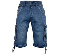 Crosshatch Men's Shorts NEWBERGZ Light Wash 40