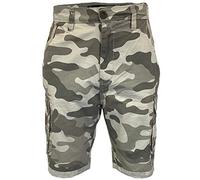 Crosshatch Men's Shorts WATCHFORD Stone 40