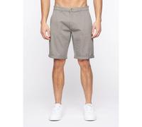 Crosshatch Mens Sinwood Chino Shorts - Grey - 32R - Grey - 98% Polyester/2% Elastane