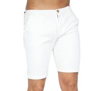Crosshatch Mens Sinwood Chino Shorts - White - 40R - White - 98% Polyester/2% Elastane
