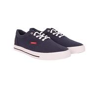 Crosshatch Mens Skywalk Canvas Trainers (8 UK) (Navy)