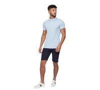 Crosshatch Mens Slim Fit Chino Cotton Summer Casual Shorts(38W/Navy)