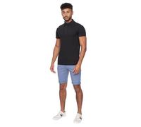 Crosshatch Mens Slim Fit Chino Cotton Summer Casual Shorts(38W/Pale Blue)