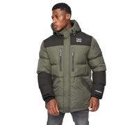 Crosshatch Mens Squadage Panelled Jacket (L) (Olive)