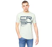 Crosshatch Mens Squarebox T-Shirt (Mint) Cotton - Size Large