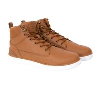 Crosshatch Mens Staiger Leather Trainers - Brown - 9 UK - Brown - 50% Leather/25% PU/25% TPR