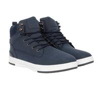 Crosshatch Mens Staiger Leather Trainers - Navy - Navy - 11 UK
