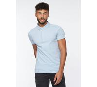 Crosshatch Mens Sullivan Polo Shirt - Light Blue - S - Light Blue - 100% Pique Cotton