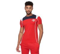 Crosshatch Men's Summer Shorts Set 2 Piece T-Shirt & Shorts Outfit, Tracksuit, Gym & Casual Wear Red XL