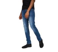 Crosshatch Mens Svelte Stretch Jeans - Stone Wash - 32S - Stone Wash - 99% Cotton/1% Elastane