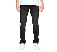 Crosshatch Mens Svelte Stretch Jeans - Washed Black - 34S - Washed Black - 99% Cotton/1% Elastane